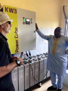 Installation solaire au Sénégal