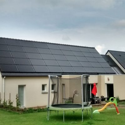 Installation sur toit en ardoises - Loire Atlantique